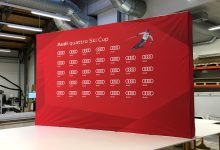 Audi Quattro Ski Cup – Textilpopupwand